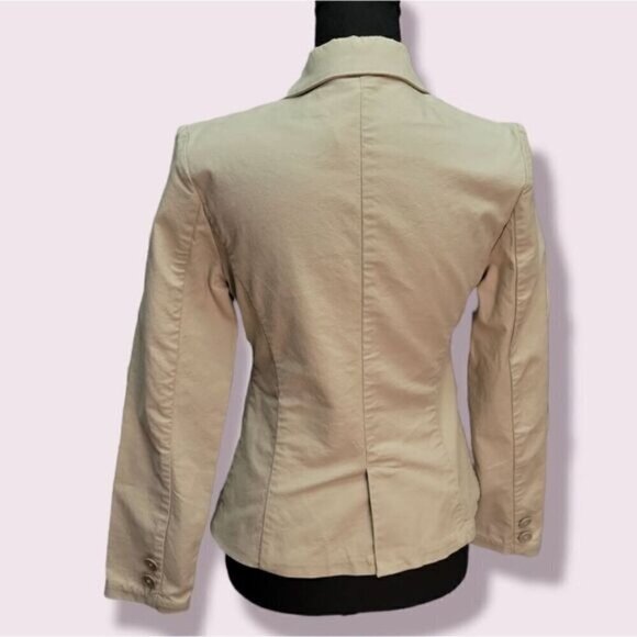 Gap Lightweight Tan Basic Everyday Blazer | Size XSmall - Picture 4 of 5